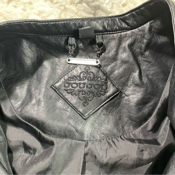 JOUJOU IMITATION LEATHER JACKET - Picture 4 of 8